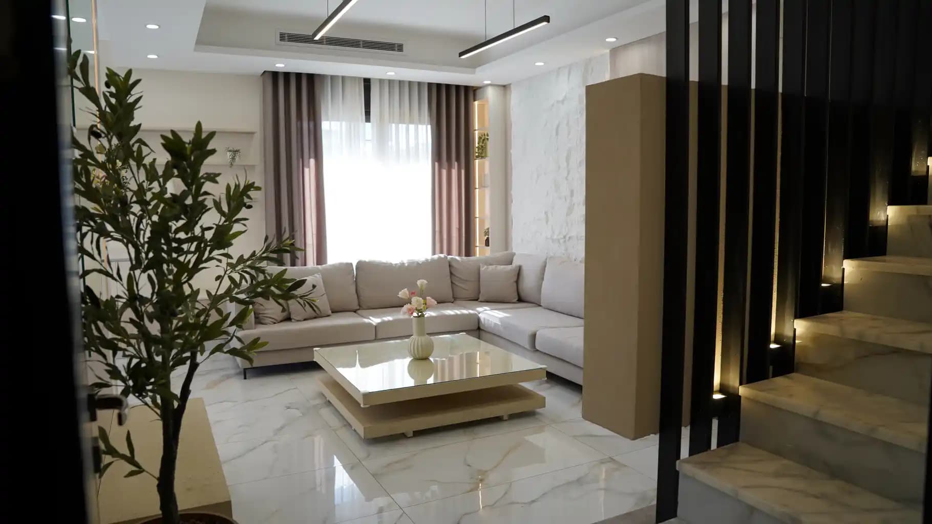 تفاصيل تصميم مشروع شقة السادس، السكني في عمّان، الأردن — 4