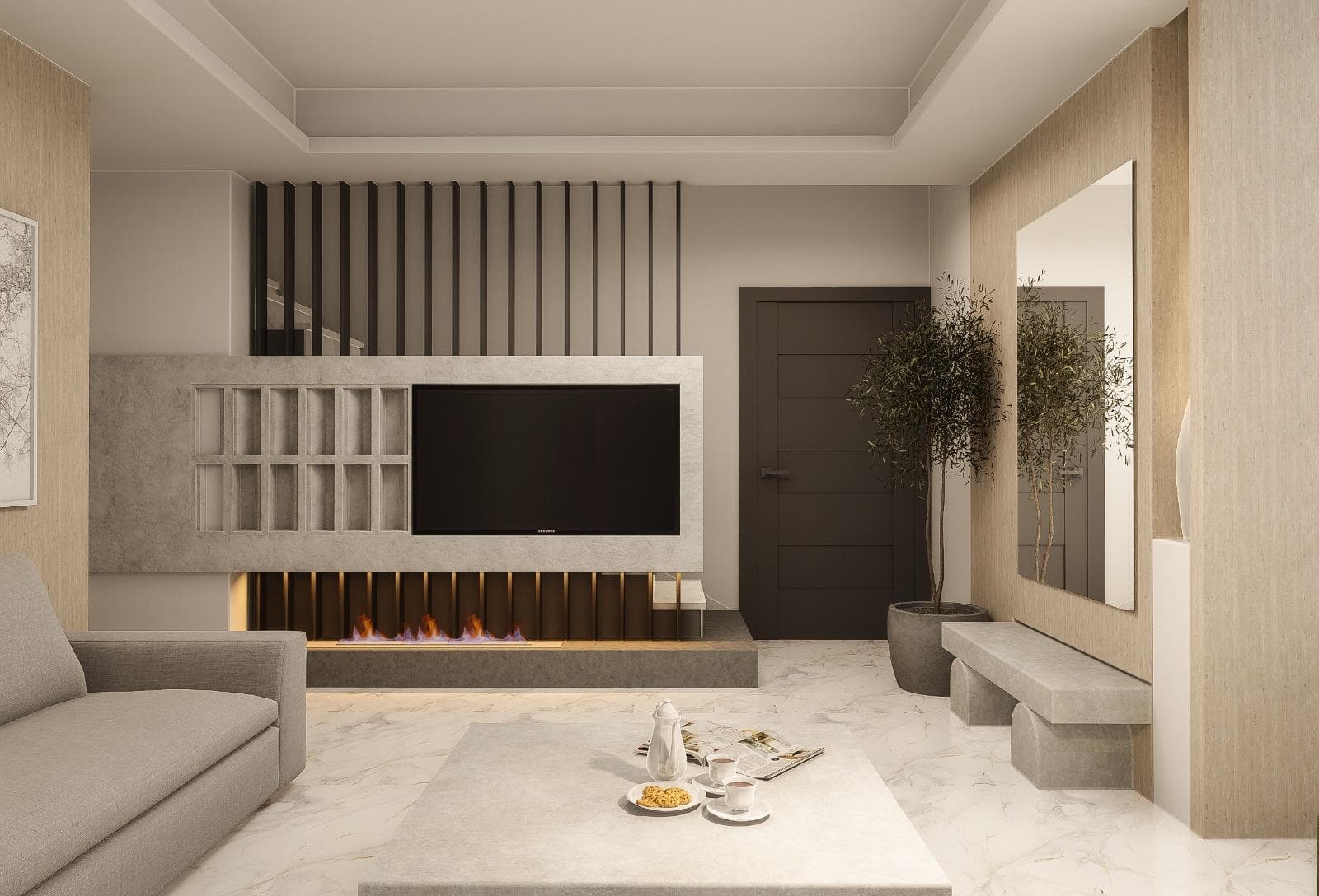 تفاصيل تصميم مشروع منزل ياسين، السكني في عمّان، الأردن — 2