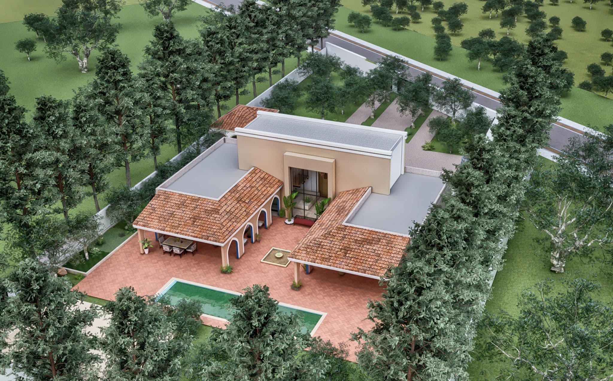 تفاصيل تصميم مشروع منزل ياسين، السكني في عمّان، الأردن — 3